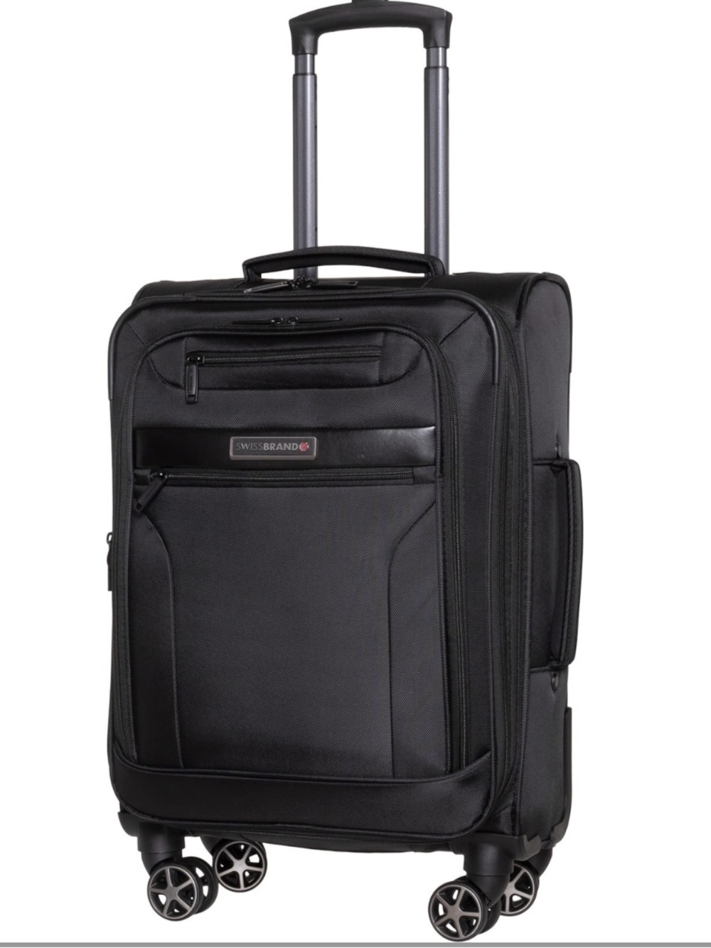 NWT SWISSBRAND 22" Galice Carry-On Spinner Suitcase - Expandable, Softside